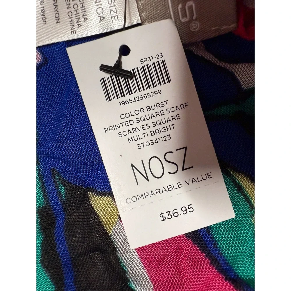 Chicos Square‎ Scarf 37x37